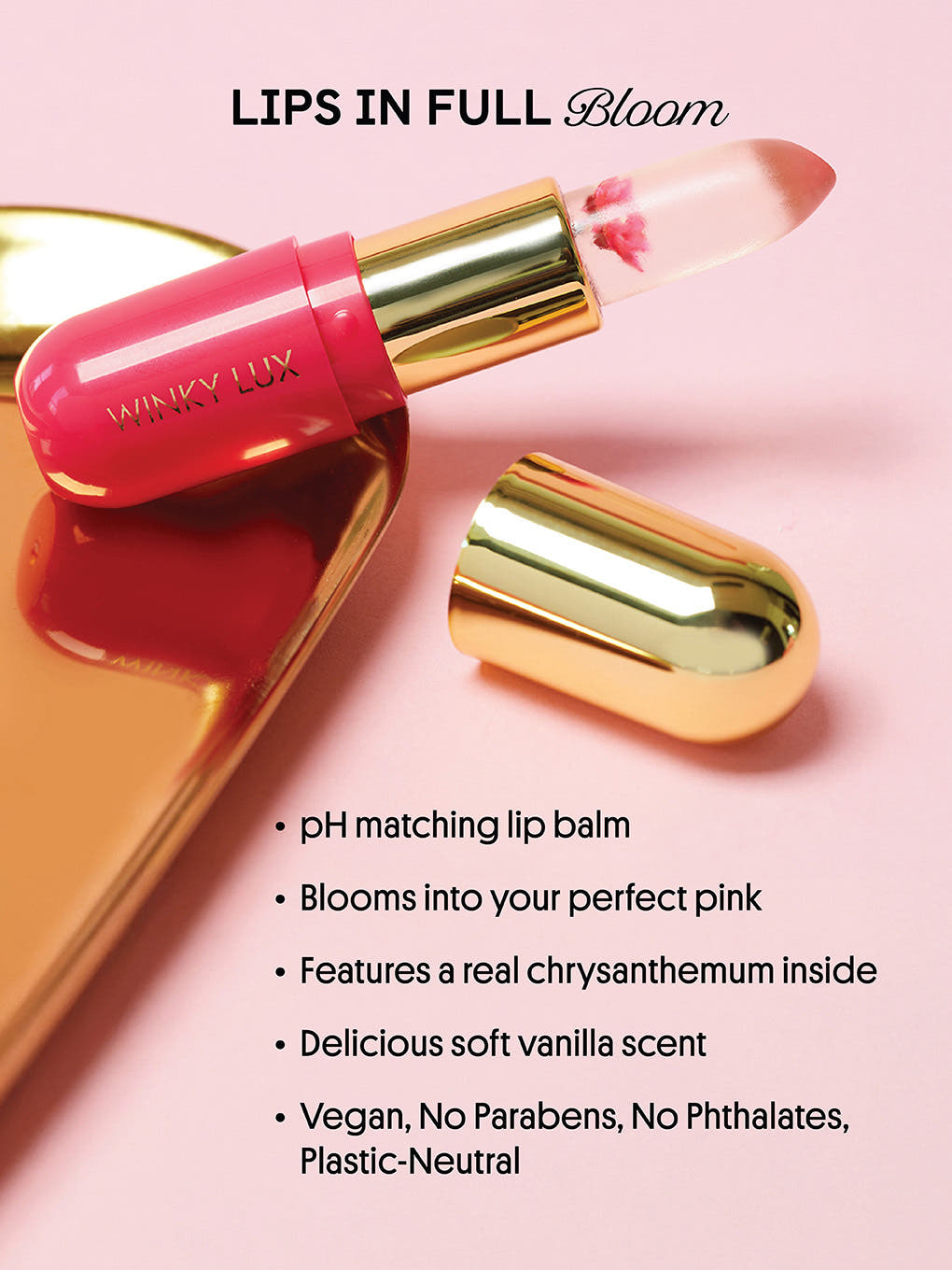 blue -- flower ph lip balm infographic