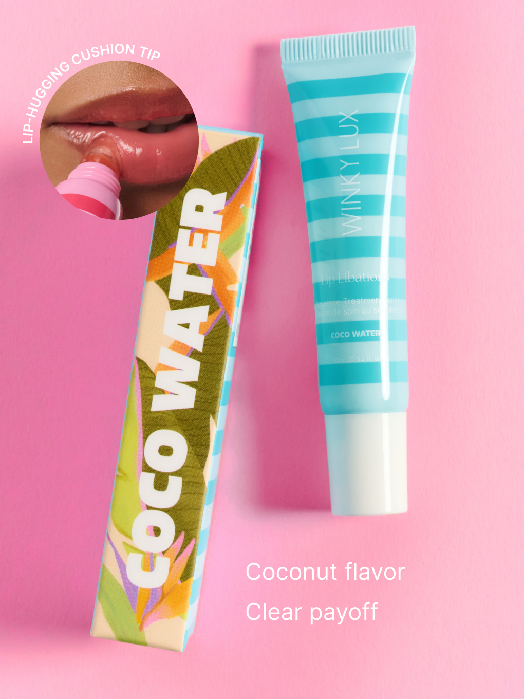 coco water -- product with box and copy